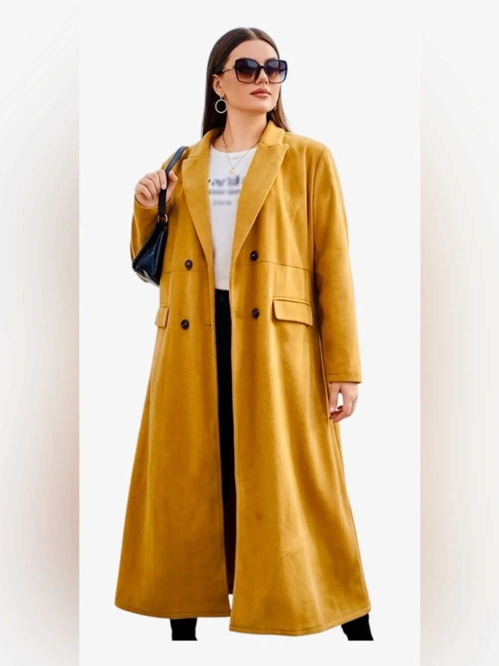 “HOST PICK” Double-Breasted Longline Overcoat